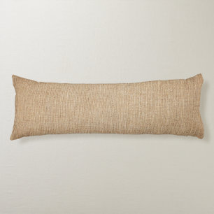 Template - Burlap Background Body Pillow