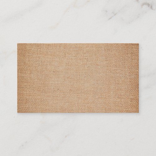 Template - Burlap Background Double-Sided Standard Business Cards (Pack Of 100)