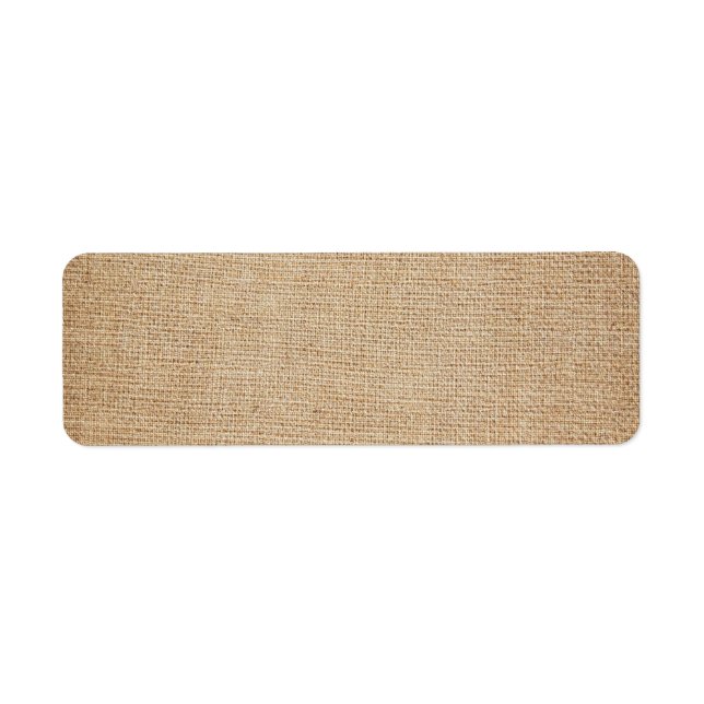 Template - Burlap Background Label (Front)