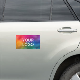 Template Business Logo Modern Horizontal Rectangle Car Magnet