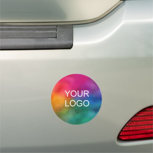 Template Business Logo Modern Minimalist Circle Car Magnet