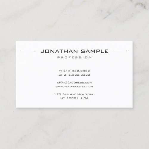 Template Businesscards Modern Professional Business Card