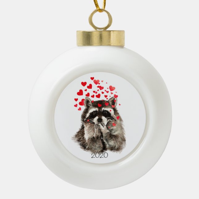 template ceramic ball christmas ornament (Front)