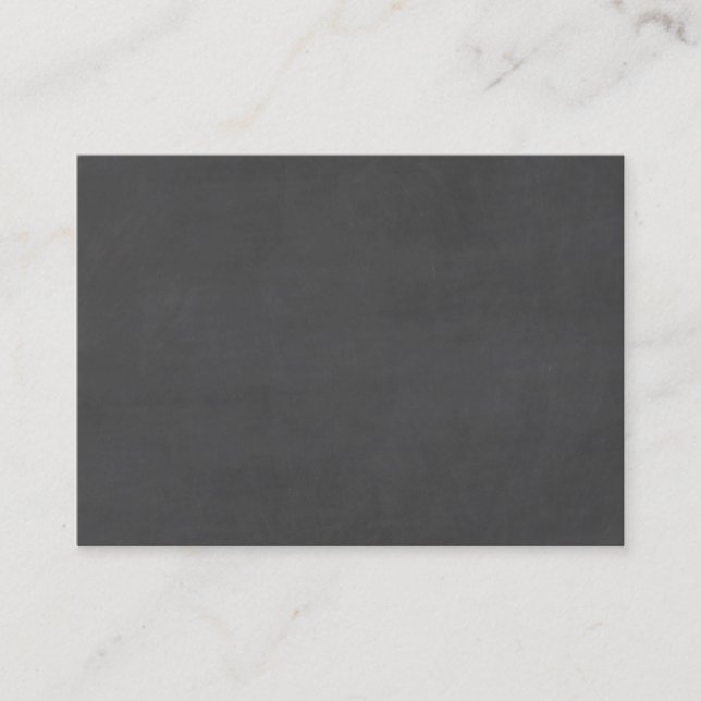 Template - Chalkboard Background Customize Business Card (Front)