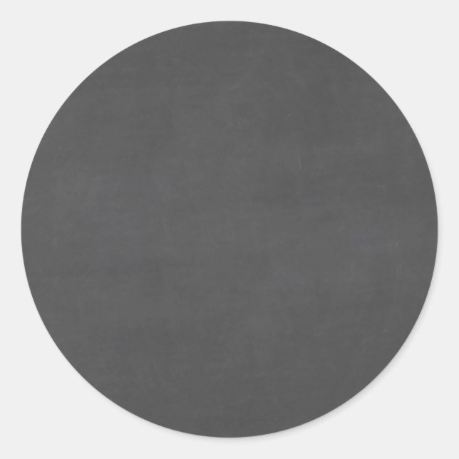 Template - Chalkboard Background Customize Classic Round Sticker (Front)