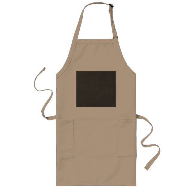 Template - Chalkboard Background Customize Long Apron (Front)