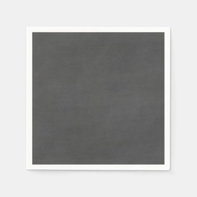 Template - Chalkboard Background Customize Paper Napkins (Front)