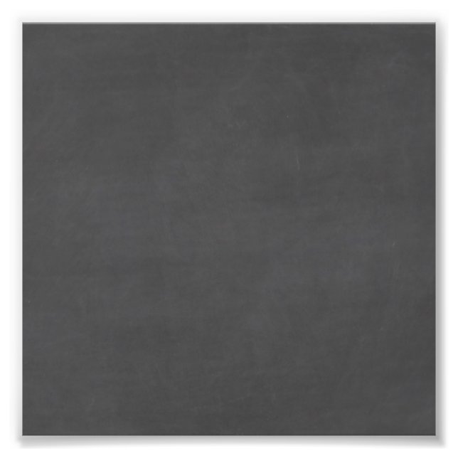 Template - Chalkboard Background Customize Photo Print (Front)