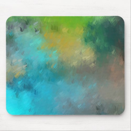 Template Colorful Abstract Art Elegant Trendy Mouse Pad
