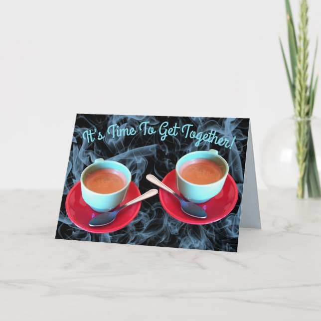 Template Cover Colorful Espresso Cups Blank Inside (Front)