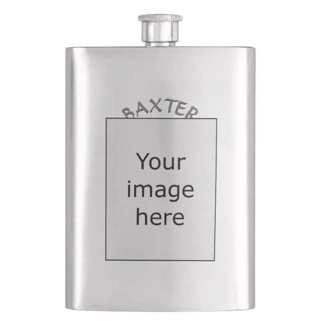 Template - Crest + Tartan Flask (Front)