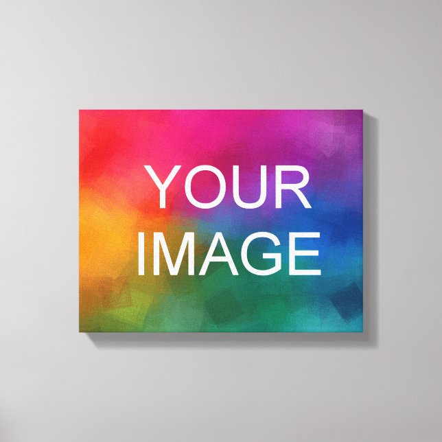 Template Custom Image Photo Picture Logo Best Canvas Print (Front)