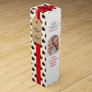 Template Custom Photo Logo Special Quality Gift Wine Box