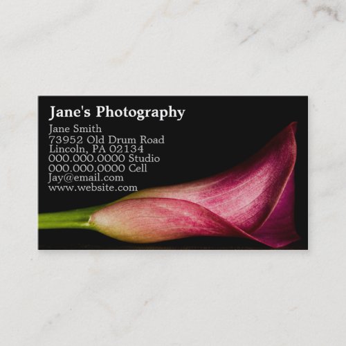 Template Custom Photography Business Cards