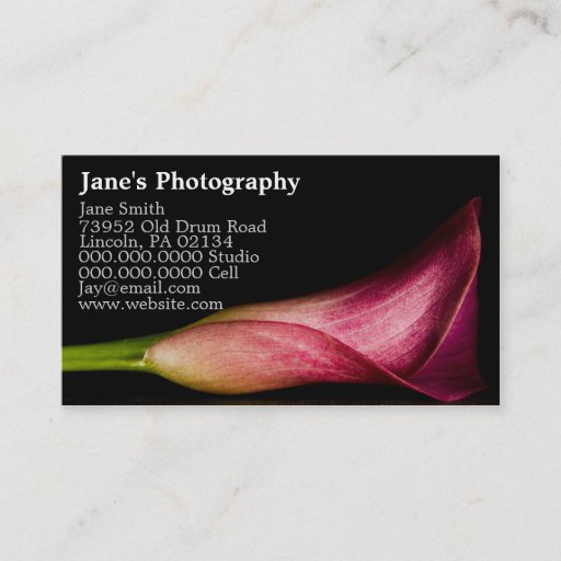 Customizable Template Custom Photography Business Cards