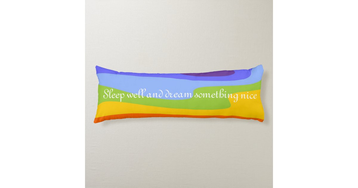 Template Custom your text, image & background Body Pillow Zazzle