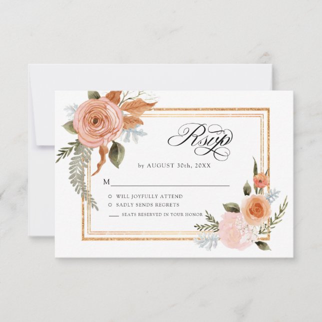 TEMPLATE Elegant Floral Burgundy Blush Floral Gold (Front)