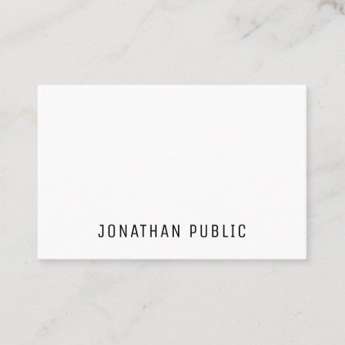 Template Elegant Minimalist Simple Professional Business Card