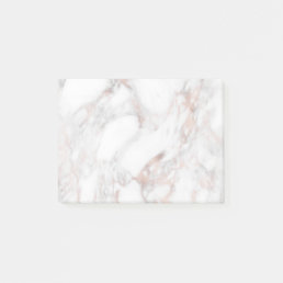 Template Elegant Rose Marble Background Modern Post-it Notes