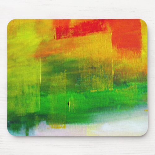 Template Expressionism Modern Abstract Trendy Mouse Pad