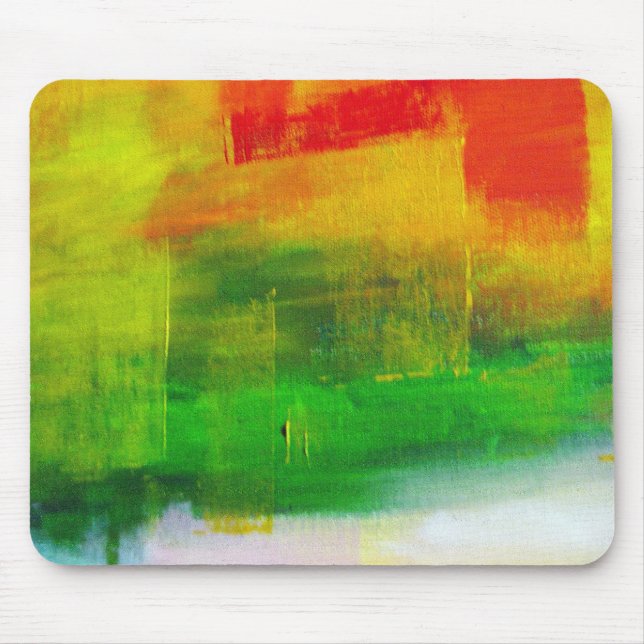 Template Expressionism Modern Abstract Trendy Mouse Pad (Front)