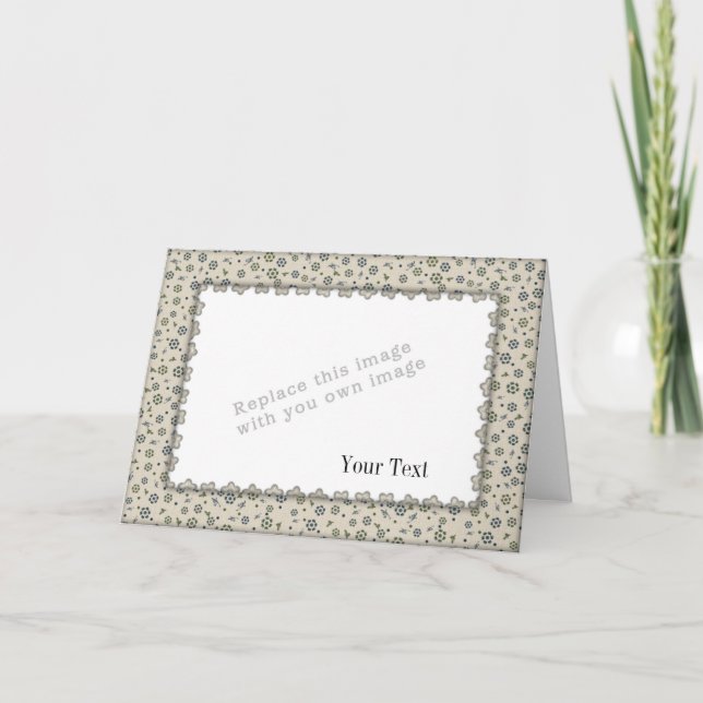 Template - Floral Design (Front)