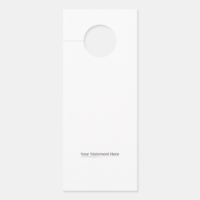 Template for Fit Square your text here, Whites Tra Door Hanger (Front)