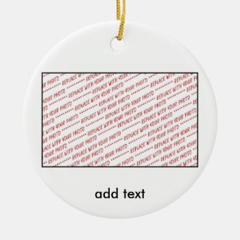 Template For Group Or Class Photo Ceramic Ornament by templates4you at Zazzle