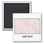 Template For Group Or Class Photo Magnet at Zazzle