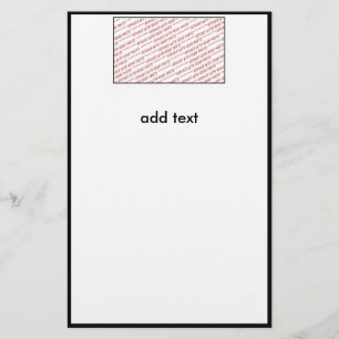 Template for Group or Class Photo Stationery