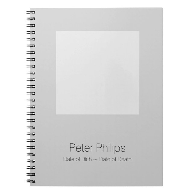 Template Funeral Guest Book - Add favorite Image 2 (Front)