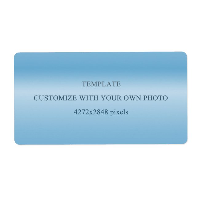 template label (Front)