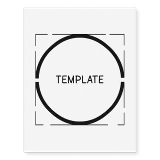 Template (Light BG) Temporary Tattoos