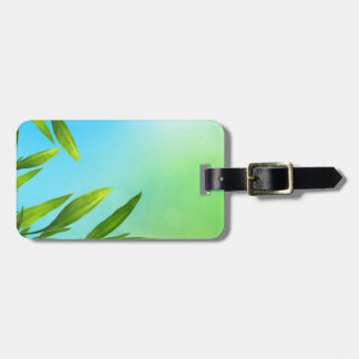 Template luggage label