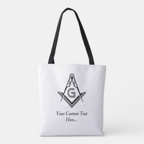 Template Masonic Tote Bags  Unique Freemason Gift