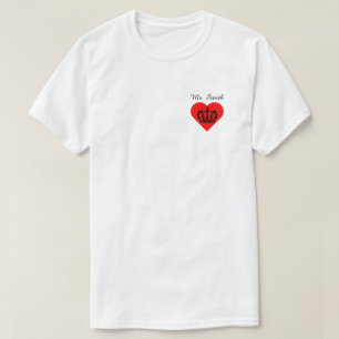 Template matching couple T-Shirt