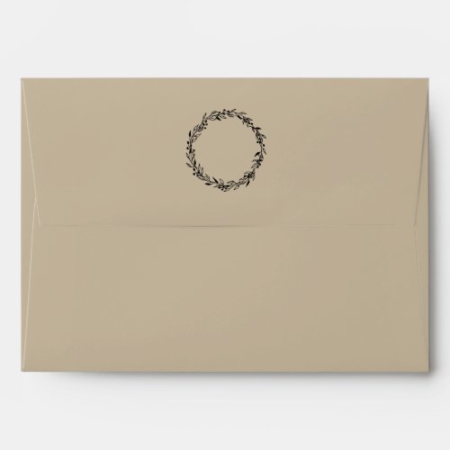 Template Matching Wedding Stationery Envelope