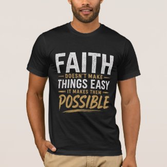 Template Men's T-Shirt Have Faith In God