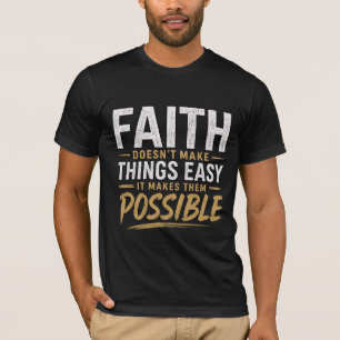 Template Men's T-Shirt Have Faith In God