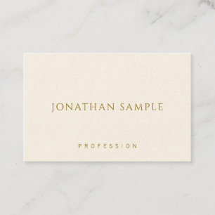 Template Modern Business Cards Gold Text Elegant
