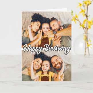 Template Modern Custom 2-photos Happy Birthday