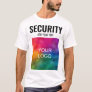 Template Modern Double Sided Mens Security T-Shirt