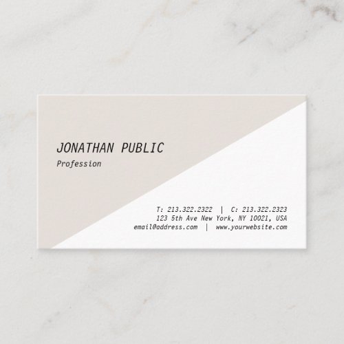 Template Modern Simple Elegant Professional Business Card