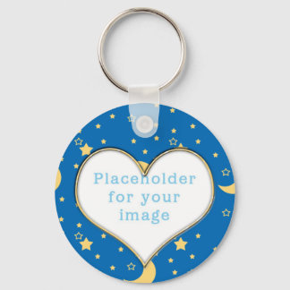 Template "Moon & Stars" Keychain