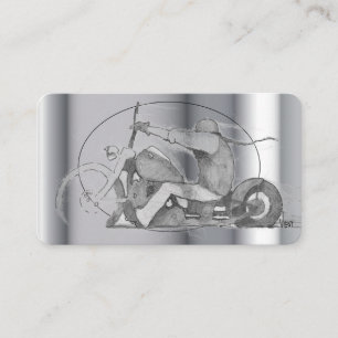 Template motorcycle business card