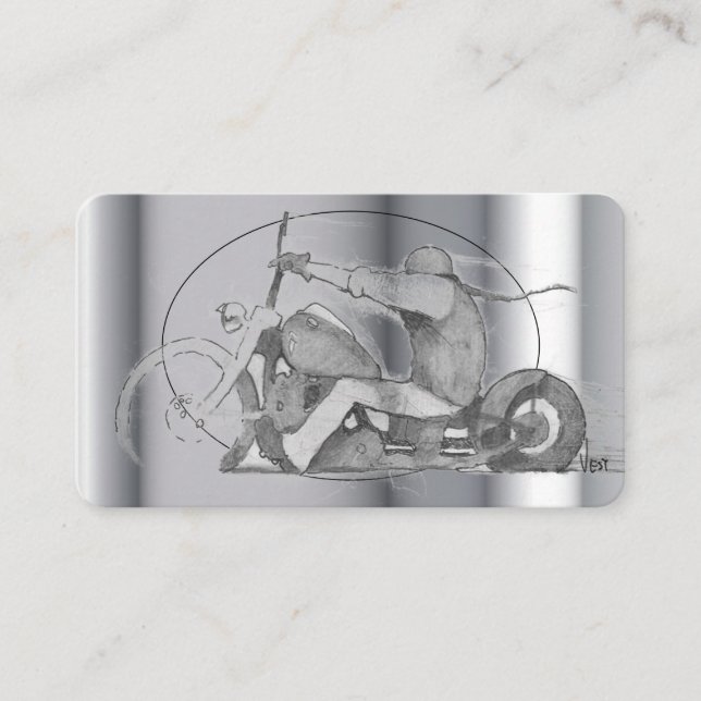 Template motorcycle business card (Front)