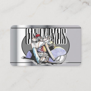 Template motorcycle business card