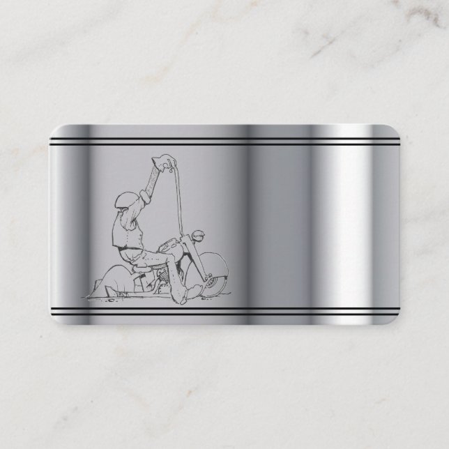 Template motorcycle business card (Front)