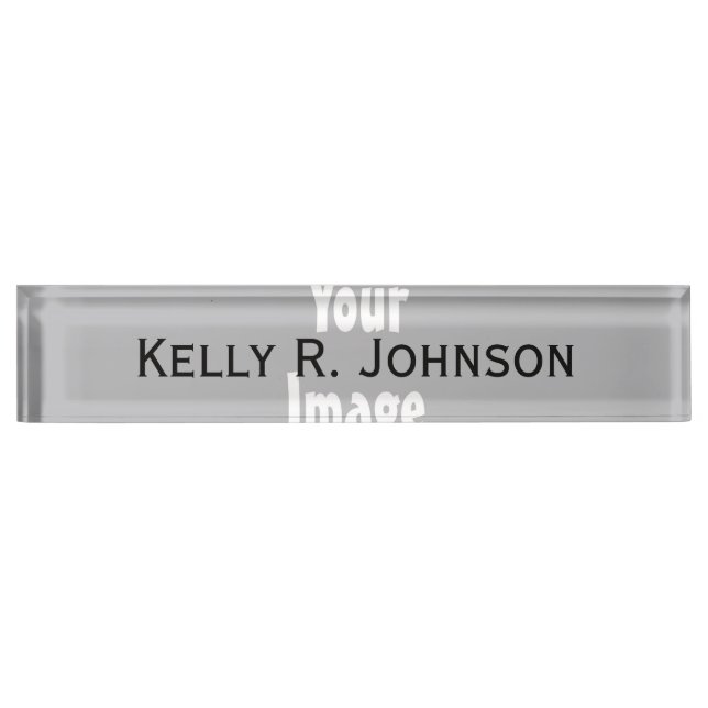 template name plate (Front)
