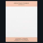 Template Personalized Elegant Modern Trendy Simple Letterhead<br><div class="desc">Template Personalized Elegant Modern Trendy Simple Letterhead.</div>